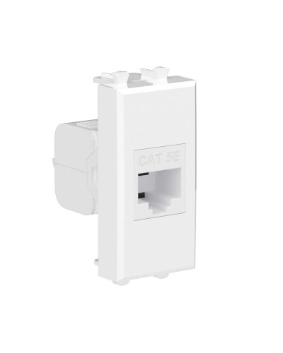 Розетка RJ-45 Avanti 1 модуль белое облако (4400661): Розетка компьютерная, без шторки модульная, кат.5е в Санкт-Петербурге