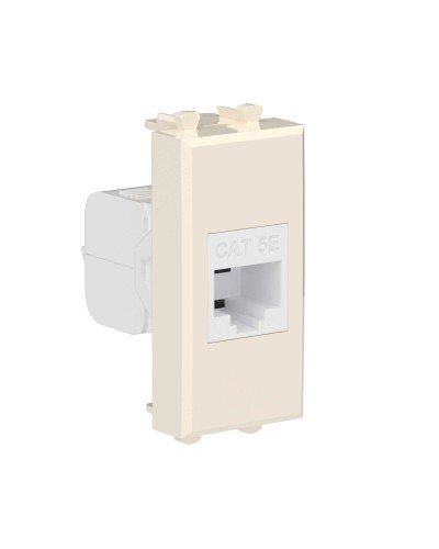 Розетка RJ-45, кат.5E, Avanti, 1 модуль, ванильная дымка (4405661): Розетка компьютерная модульная в Санкт-Петербурге
