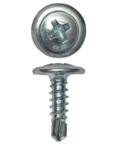 Саморез с пресс-шайбой 4.2х19 со сверлом (200 шт) (CM274019). Саморез с пресс-шайбой. ДКС в Санкт-Петербурге