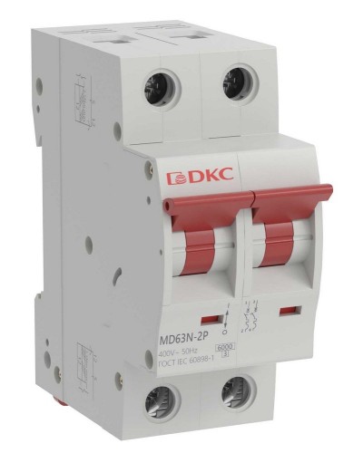 YON max MD63N 2P 6А 6кА C (MD63N-2PC6). Автоматический выключатель. ДКС в Санкт-Петербурге