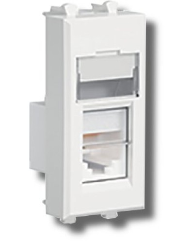 Розетка RJ-45 Avanti 1 модуль ванильная дымка (4405461): Розетка компьютерная в Санкт-Петербурге