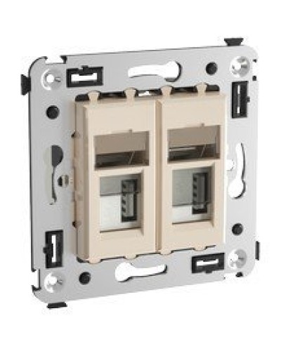 Розетка USB в стену Avanti ванильная дымка (4405543). Розетка USB. ДКС в Санкт-Петербурге