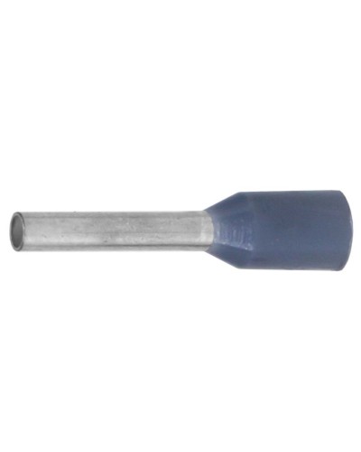 Наконечник-гильза НШВИ 0.75-12, серый (100 шт) (IF0.75-12GR). Наконечник-гильза с изолированным фланцем. ДКС в Санкт-Петербурге