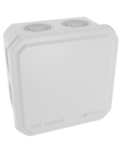 Коробка ответвительная с кабельными вводами IP55, 100х100х50 (53800). Коробка ответвительная. ДКС в Санкт-Петербурге