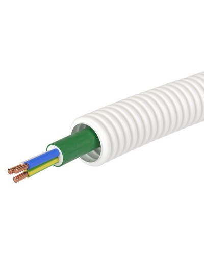 Труба ПЛЛ D20 + ППГнг(А)-HF 3х1,5 (ГОСТ+) (8L82050HF). Гофрошланг с кабелем. ДКС в Санкт-Петербурге