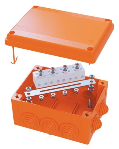 Коробка FS 150х110х70 4P (FSK21410): Коробка ответвительная огнестойкая из термопласта в Санкт-Петербурге
