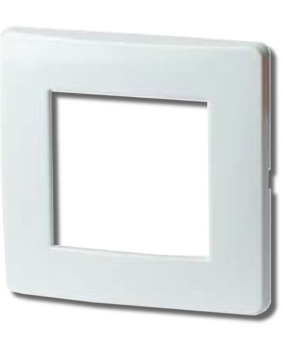 Рамка на 2 модуля (одноместная), белая (75010W): Рамка одноместная, Brava в Санкт-Петербурге