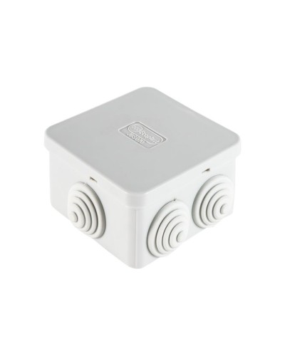 Коробка JBS070 70х70х40, 6 вых., IP44, серая (44056). Коробка монтажная. Экопласт в Санкт-Петербурге