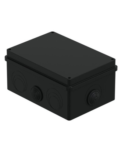 Коробка JBS210 210х150х100, 8 вых., IP55, черная (44016BL-1). Коробка монтажная. Экопласт в Санкт-Петербурге