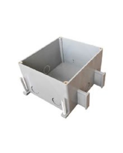 Коробка для люков в пол на 2 поста BOX/2+2ST66 (70125): Коробка для люков в пол на 2 поста 45х45мм + 2 модуля 45х22,5 (70025), пластик в Санкт-Петербурге