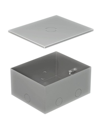 Коробка металлическая с крышкой для заливки в пол BOX/4 (70141): Коробка металлическая с крышкой для заливки в пол 159,6х133,6х75 мм, для люков 70040 в Санкт-Петербурге