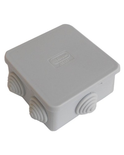 Коробка JBS080 85х85х40, 6 вых, IP44, серая (44006). Коробка монтажная. Экопласт в Санкт-Петербурге