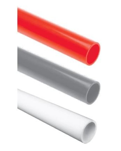 Ecoplast труба ПВХ гладкая, для аспирационной системы, D25, красная (33025-RD). Труба для аспирационной системы. Экопласт в Санкт-Петербурге