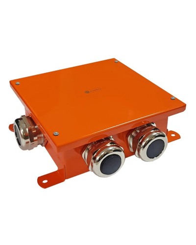 Коробка SMB165 металлическая 164х164х65, 9P (0,15-2,5 мм²) (56059). Коробка, огнестойкая. Экопласт в Санкт-Петербурге