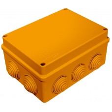 Коробка JBS150 150х110х70, 10 вых., 6P (0,15...2,5мм²) (43069HF): Коробка монтажная, огнестойкая, без галогена
