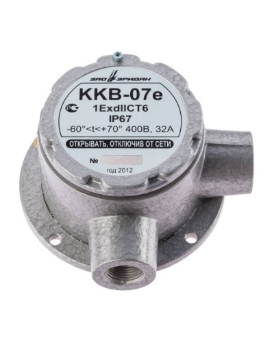 ККВ-07е-Ех-А-Р1-У-БК1, КВБ12+КВБ12. Коробка коммутационная взрывозащищенная угловая. Эридан в Санкт-Петербурге