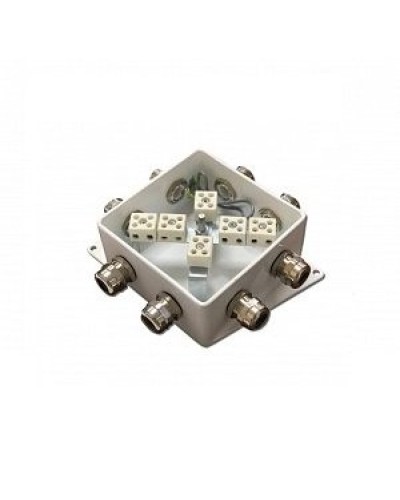 КМ-О (12к*10,0)-IP66-120х120, семь вводов: Коробка монтажная огнестойкая в Санкт-Петербурге