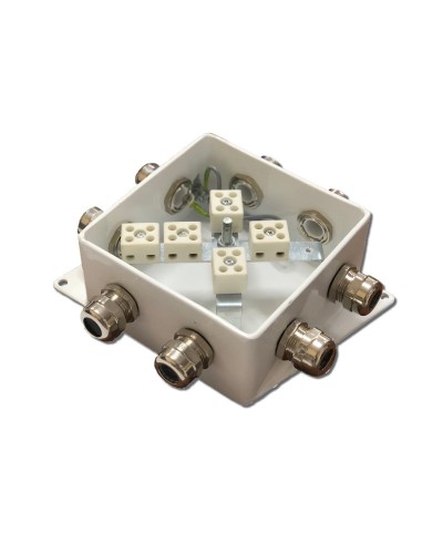 КМ-О (10к*6,0)-IP66-120х120, четыре ввода. Коробка монтажная огнестойкая. Гефест в Санкт-Петербурге