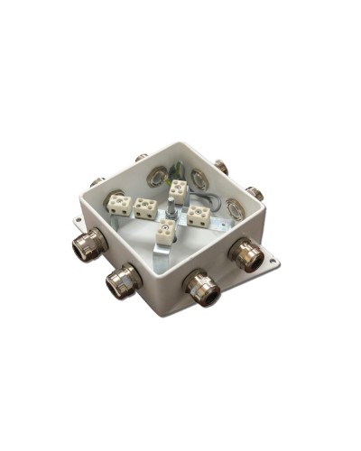 КМ-О (10к)-IP66-120х120, три ввода: Коробка монтажная огнестойкая в Санкт-Петербурге