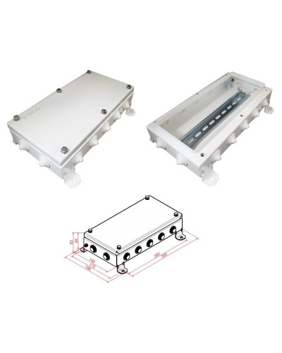КМ IP55-1530. Коробка монтажная электротехническая. Гефест в Санкт-Петербурге