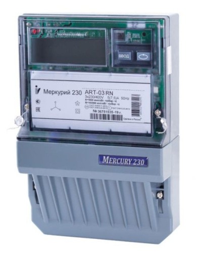 Меркурий 230 ART-01 PQRSIN 3ф 5-60А 1.0/2.0 класс точности, многотарифный (М0000051910). Счетчик электроэнергии. Инкотекс в Санкт-Петербурге