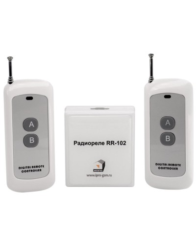 RR-102 + 2 пульта, 250-950 метров, питание 12В. Комплект радиореле. ИПРо в Санкт-Петербурге
