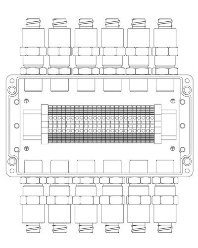 КВМК 2401. Коробка коммутационная взрывозащищенная. Компания СМД в Санкт-Петербурге