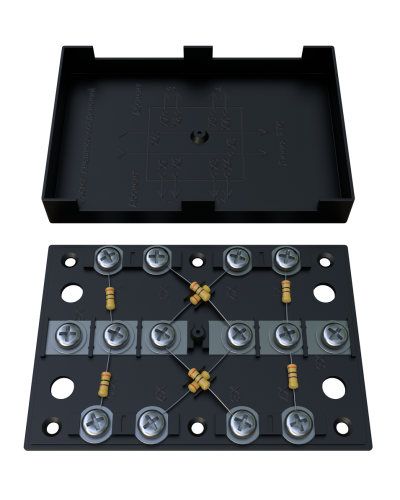 KRA-4 75 Om black (MEC42102). Коробка на 4 абонента. МЭК-Электрика в Санкт-Петербурге
