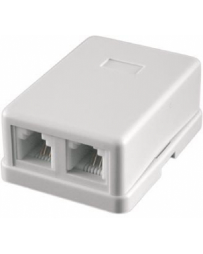 STK-RJ-45(8P8C), CAT.6, 2 выхода, Dual IDC компьютерная розетка: Розетка компьютерная 2 выхода в Санкт-Петербурге