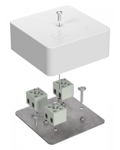Коробка огнестойкая 75х75х30 (40-0450-FR2.5-6). Коробка огнестойкая для открытой установки. Промрукав в Санкт-Петербурге
