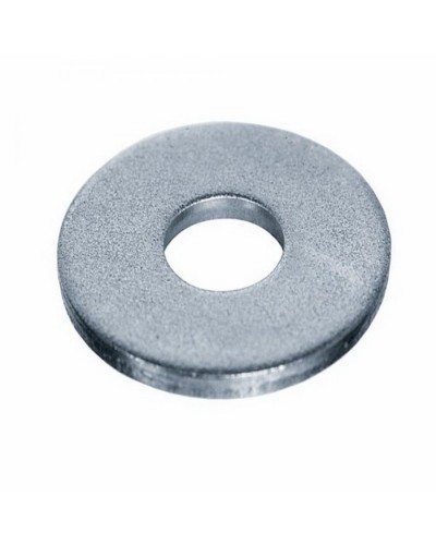 Шайба с широкими полями (кузовная) оцинкованная M10 (DIN 9021) (100 шт) (PR08.2379). Шайба с широкими полями. Промрукав в Санкт-Петербурге
