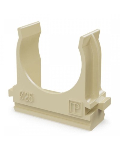 Крепёж-клипса для труб АБС-пластик сосна D25 (100 шт) (PR13.0050). Крепление для труб ПВХ. Промрукав в Санкт-Петербурге