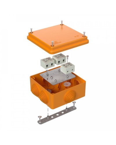 Коробка огнестойкая 100х100х50 (40-0300-FR6.0-6). Коробка огнестойкая для открытой установки. Промрукав в Санкт-Петербурге