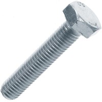 Болт с шестигранной головкой оцинкованный М8х16 (DIN 933) (100 шт) (PR08.2785). Болт с шестигранной головкой. Промрукав
