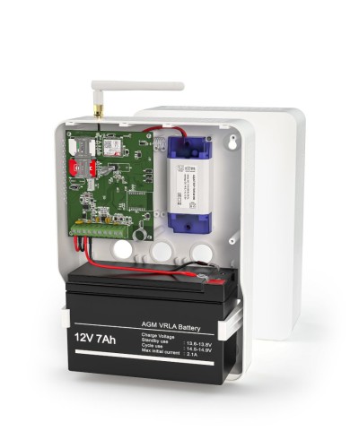 Контакт GSM-14А v.3 (в корпусе под АКБ 1,2-7 Ач с БРП 12V 1А). Панель охранная радиоканальная. Ритм в Санкт-Петербурге