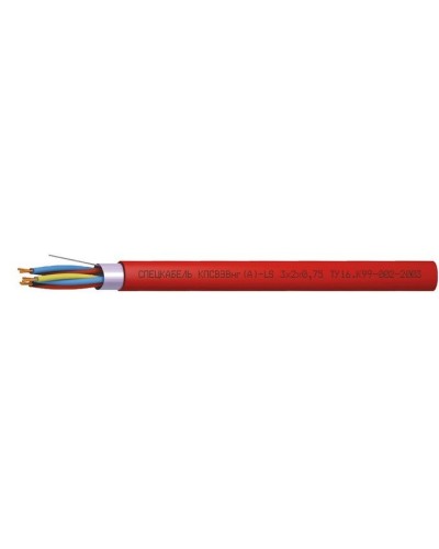 КПСВЭВнг(А)-LS 3х2х0,75 (Спецкабель). Кабель симметричный для систем сигнализации и управления, групповой прокладки, с пониженным дымо- и газовыделением. Спецкабель в Санкт-Петербурге