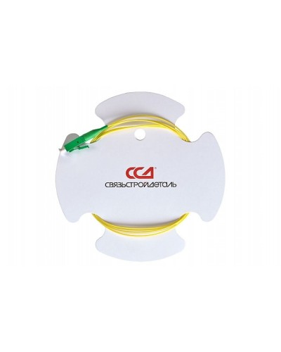 ШОС-SM/0.9 мм-LC/APC-p/t -1.0м (130201-03690). Пигтейл оптический. ССД (Связьстройдеталь) в Санкт-Петербурге