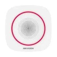 DS-PS1-I-WE Red Indicator. Оповещатель свето-звуковой радиоканальный. AX PRO Hikvision