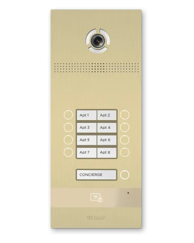 BI-08FB GOLD. Вызывная панель IP-домофона. BAS-IP в Санкт-Петербурге
