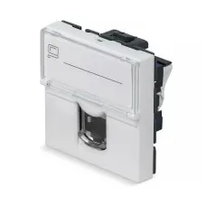 KJ-RJ45-Cat.6-180T-FP-L-45 (11842c): Вставка Keystone Jack RJ-45