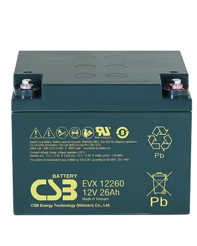 CSB EVX 12260. Аккумулятор герметичный свинцово-кислотный. CSB в Санкт-Петербурге