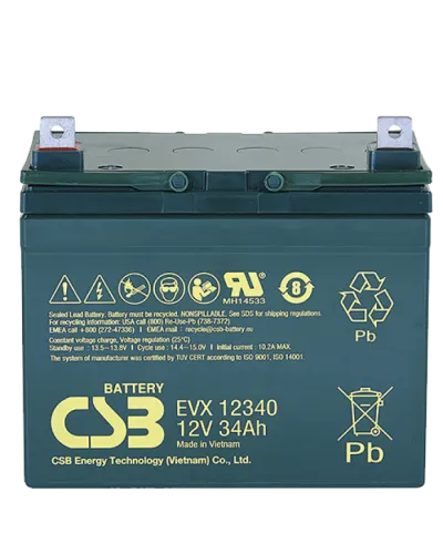 CSB EVX 12340. Аккумулятор герметичный свинцово-кислотный. CSB в Санкт-Петербурге