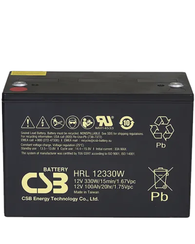 CSB HRL 12330W FR. Аккумулятор герметичный свинцово-кислотный. CSB в Санкт-Петербурге