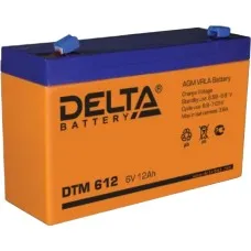 Delta DTM 612. Аккумулятор герметичный свинцово-кислотный. Delta