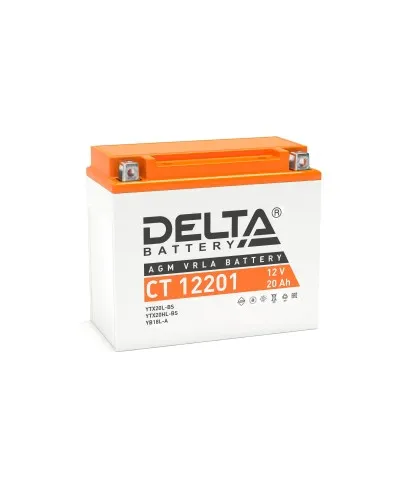 Delta CT 12201. Аккумулятор герметичный свинцово-кислотный стартерный. Delta в Санкт-Петербурге