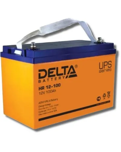 Delta HR 12-100. Аккумулятор герметичный свинцово-кислотный. Delta в Санкт-Петербурге