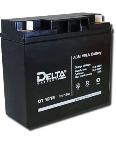 Delta DT 1218. Аккумулятор герметичный свинцово-кислотный. Delta в Санкт-Петербурге