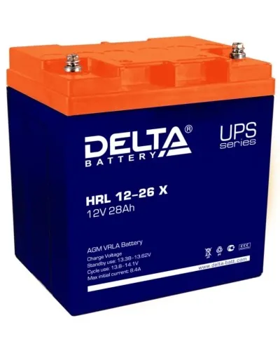 Delta HRL 12-26 X. Аккумулятор герметичный свинцово-кислотный. Delta в Санкт-Петербурге