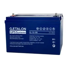 G.ETALON GL 12-100. Аккумулятор герметичный свинцово-кислотный. ETALON
