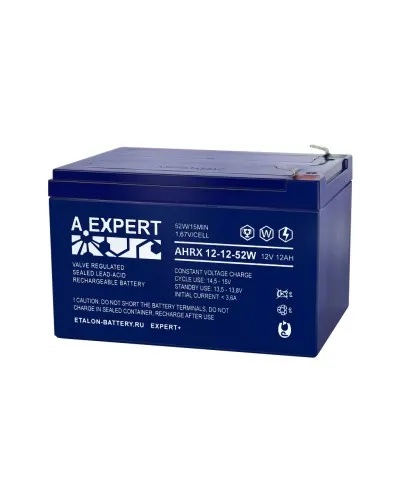 A.EXPERT AHRX 12-12-52W. Аккумулятор герметичный свинцово-кислотный. EXPERT в Санкт-Петербурге